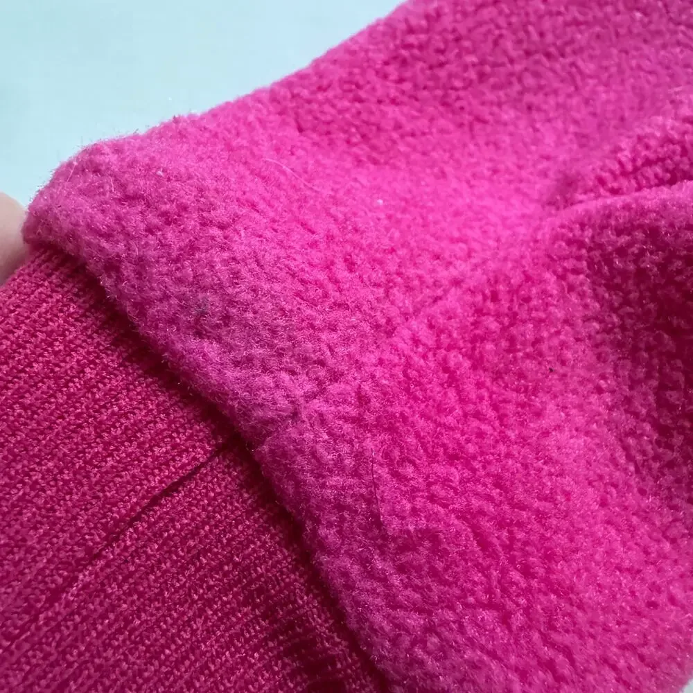 Patagonia Baby Pita pink fleece mittens